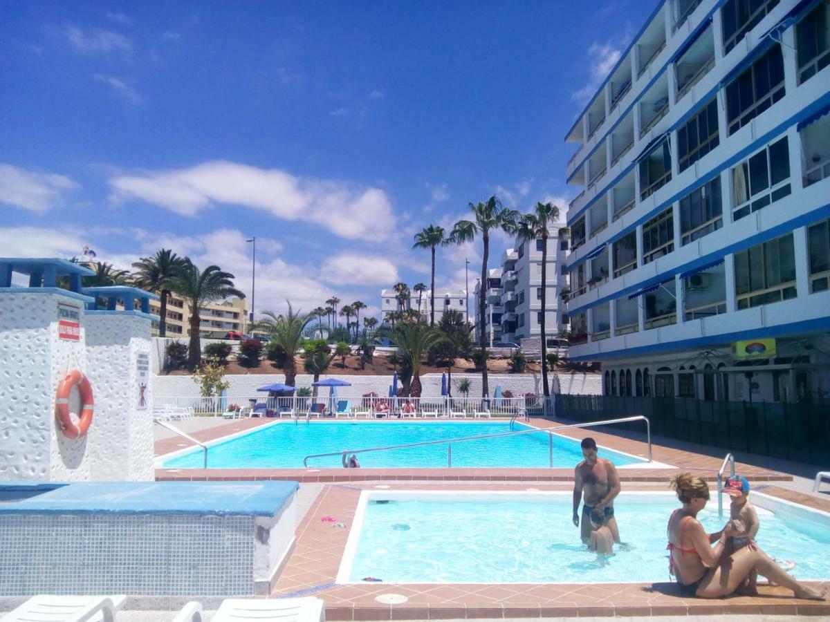 شقة Playa Del Ingles 5 Min Walk From Yumbo! 512 ماسبالوماس المظهر الخارجي الصورة